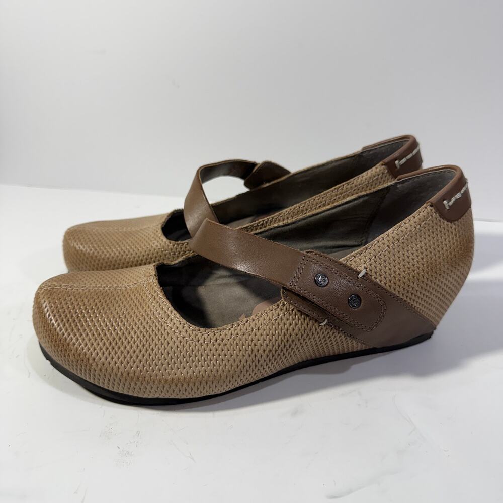 OTBT Salem Mary Jane Wedge Heel Comfort Leather Clog Shoes 8M